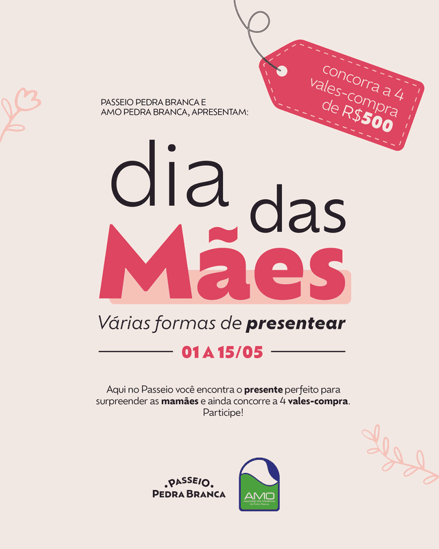 Regulamento da Campanha “Dia das Mães 2025 – Passeio Pedra Branca”